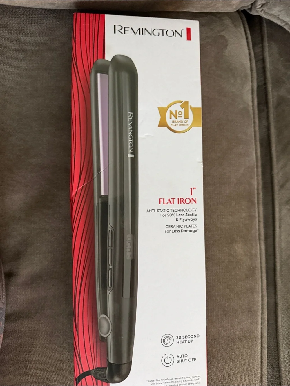 Remington Black Flat Iron with Pink Plates
